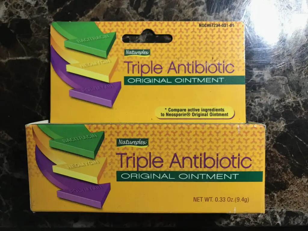 box Triple antibiotic - dollar store