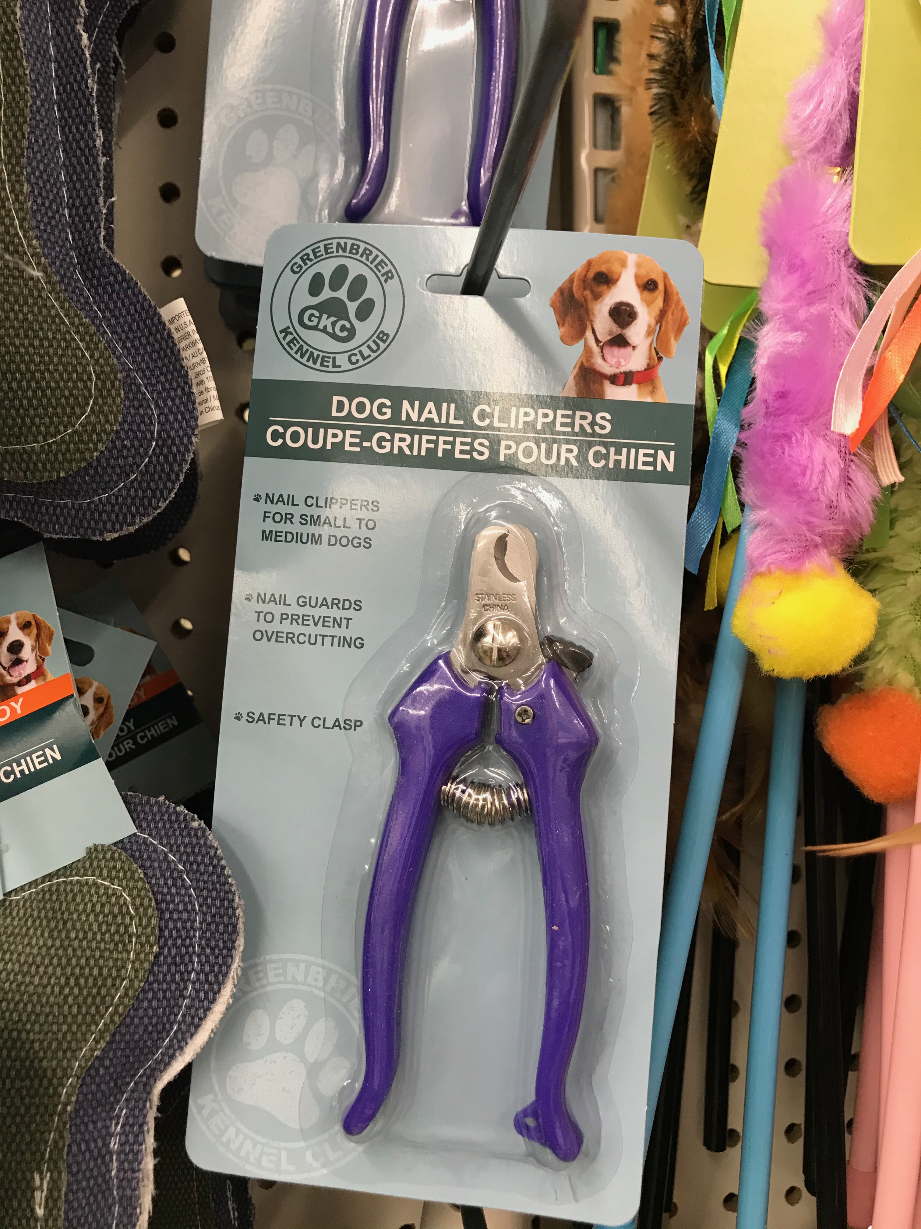 Dog Nail Clippers - Dollar Store Chicken Supplies