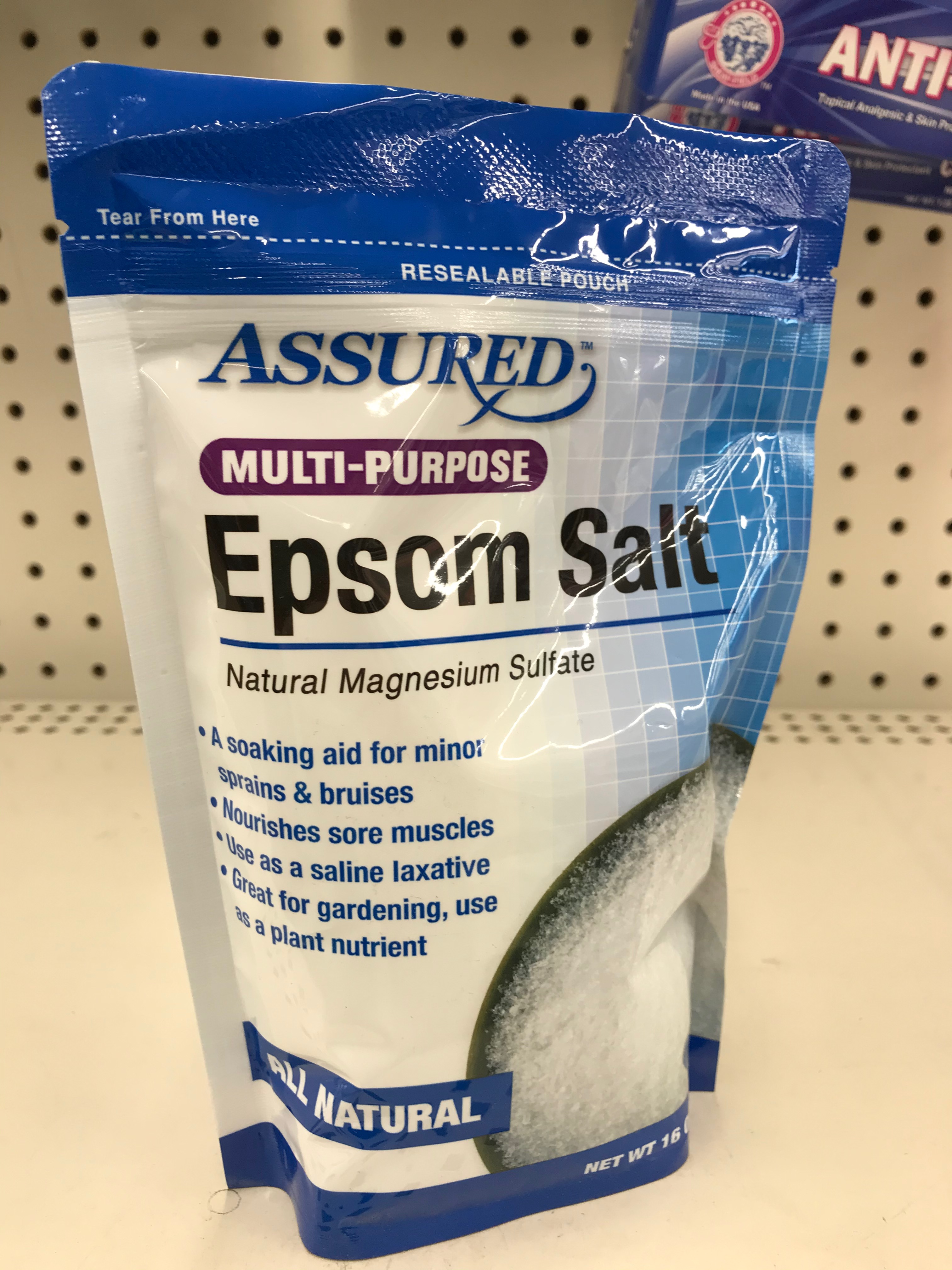 Epsom Salt - Dollar Store Chicken Supplies