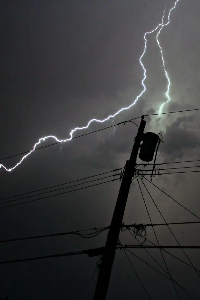 SEVERE STORMS CAN ALSO CAUSE BLACKOUTS TO OCCUR.