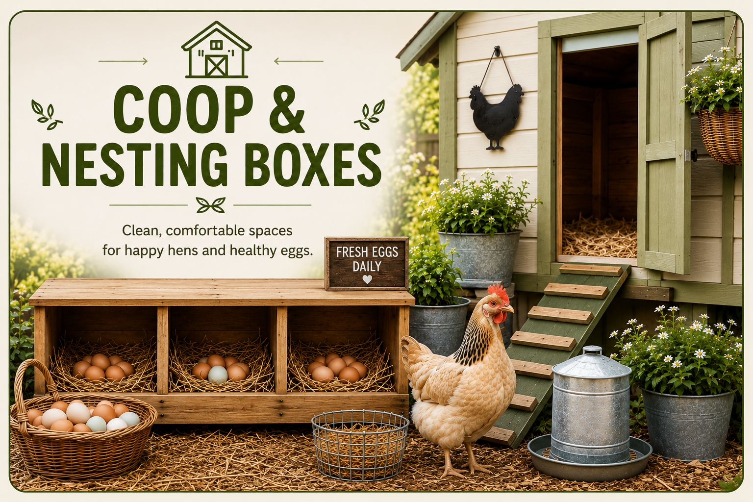 COOP & NESTING BOXES | Backyard Chickens Mama
