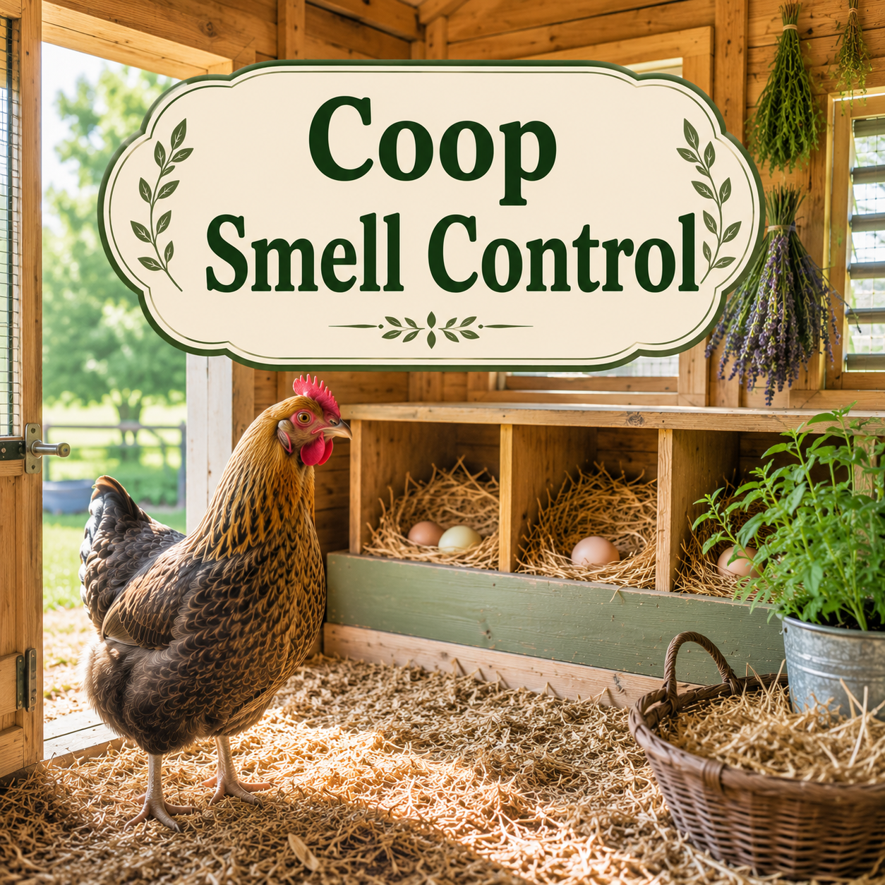 Coop Smell Control | Backyard Chickens Mama